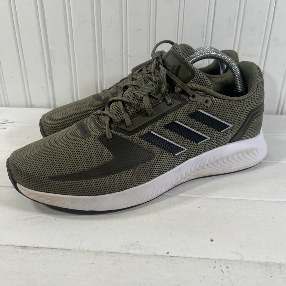 Adidas Run falcon 2.0 GX2583 Khaki US 8.5 Men’s Comfort Running Shoes